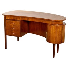 Vintage Danish Modern Teak Writing Desk