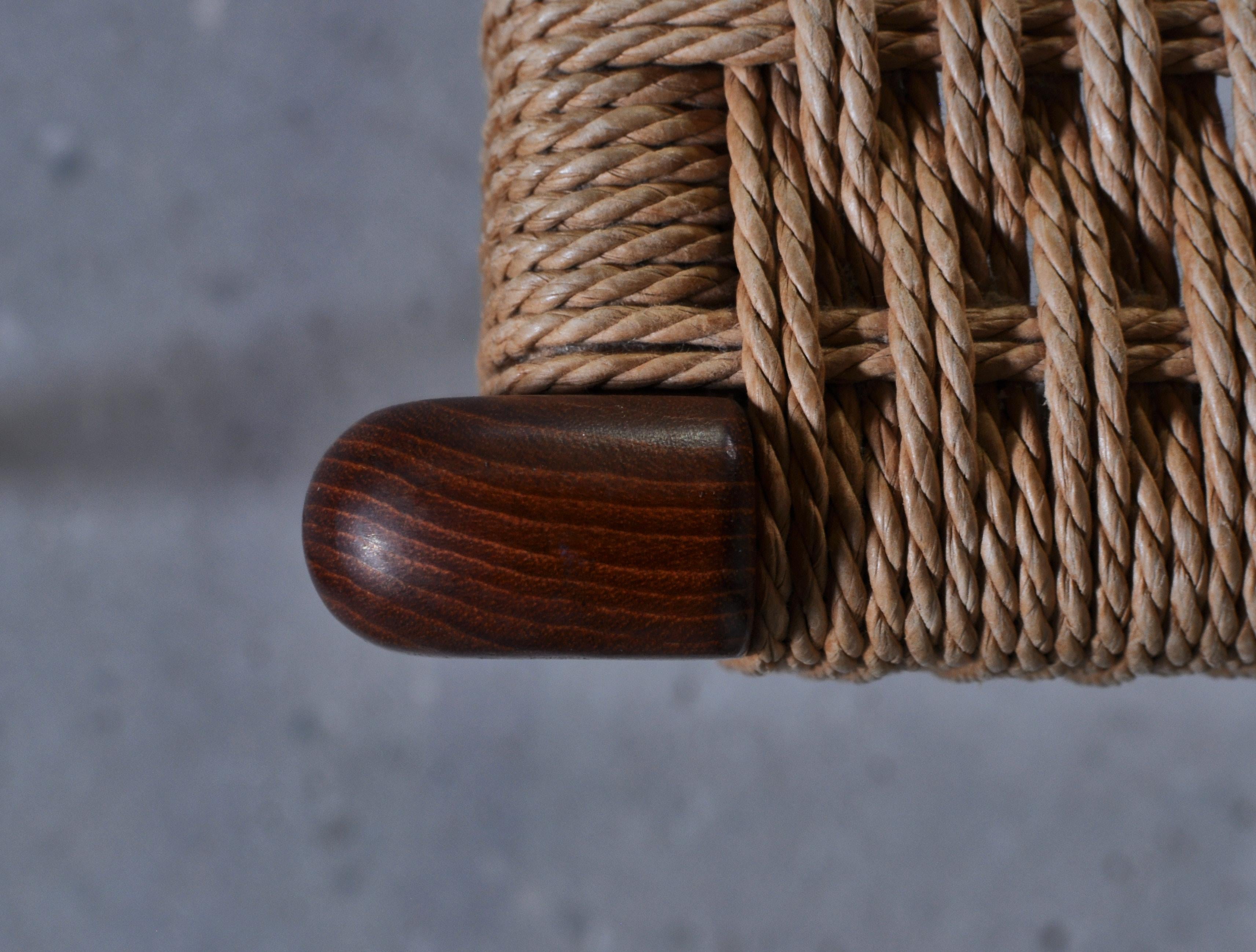 Danish Modern Teak Wood Stools by Arne Wahl Iversen from the 1960s 5