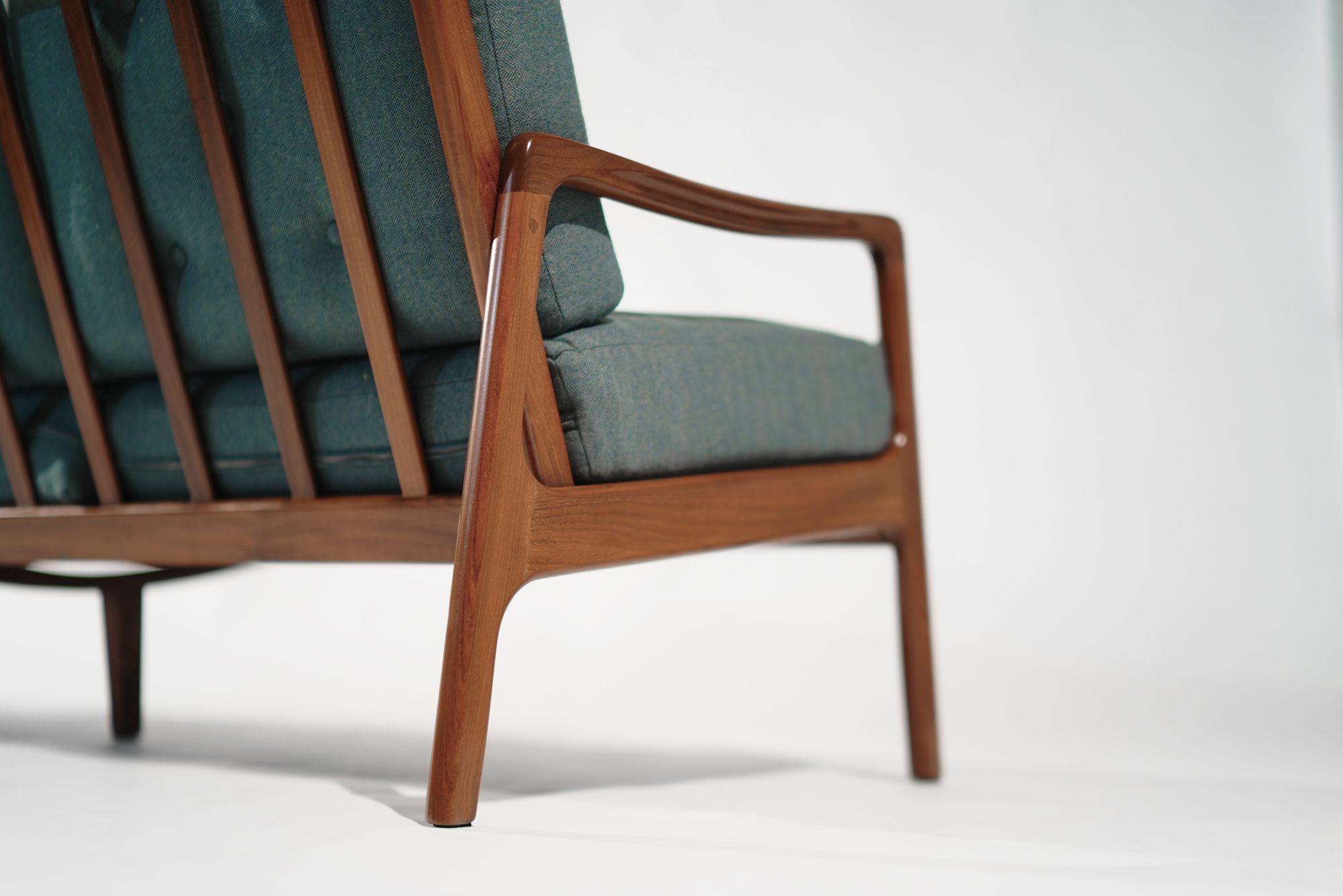Danish Modern Three-Seat Sofa, C. 1960s For Sale 4