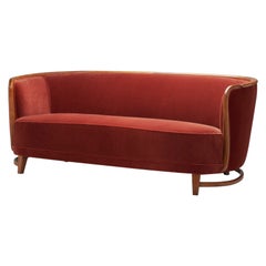 Vintage Danish Modern Three-Seater Sofa, Denmark 1940s