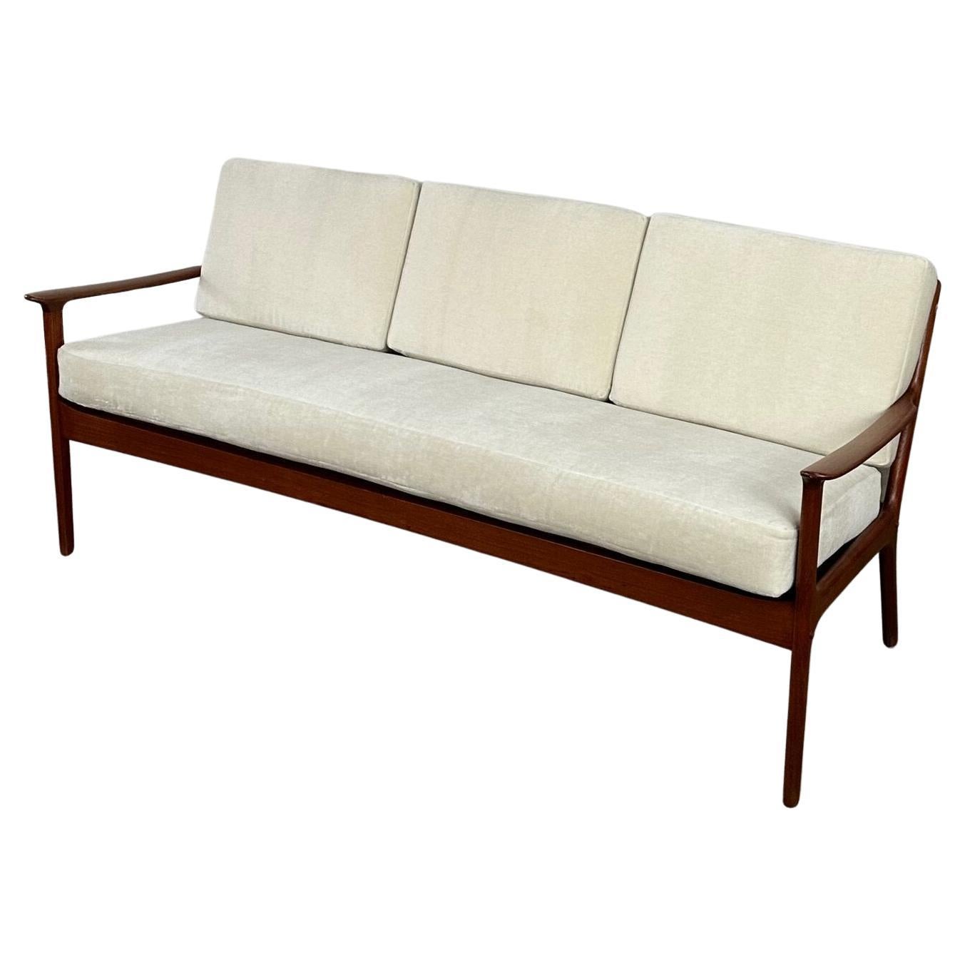 Danish Modern three seater sofa For Sale