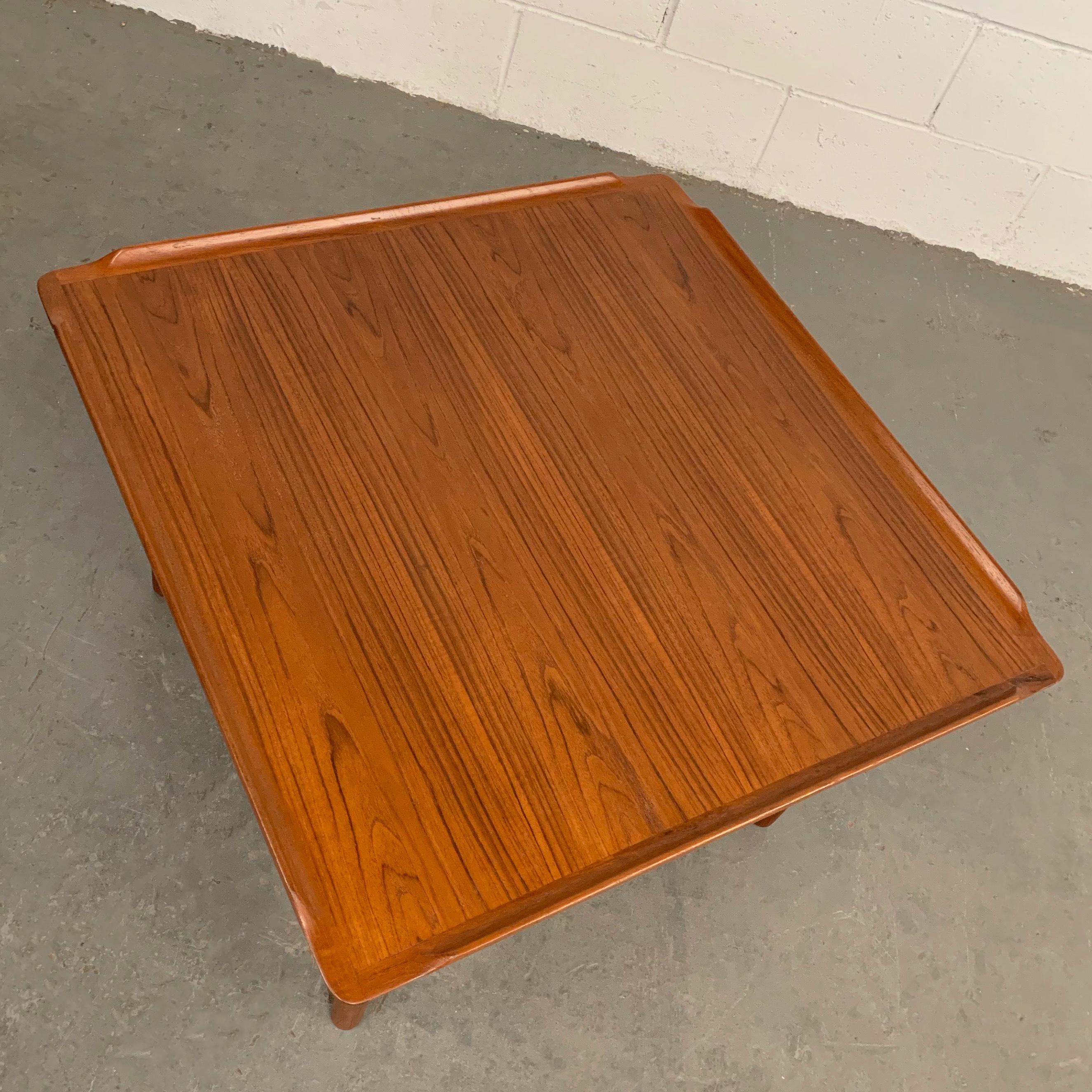 Danish Modern Tiered Teak Coffee Occasional Table 2