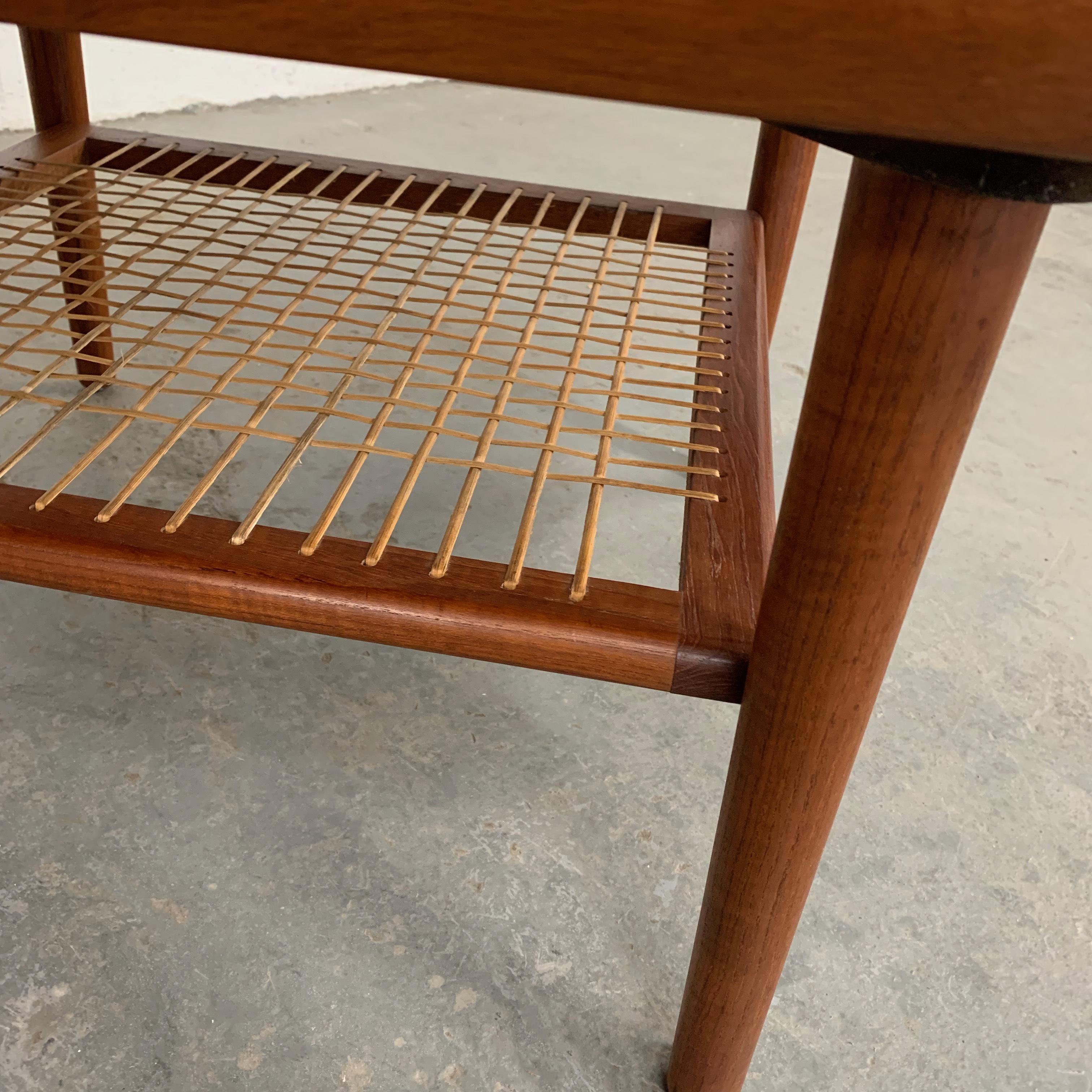 Danish Modern Tiered Teak Coffee Occasional Table 3