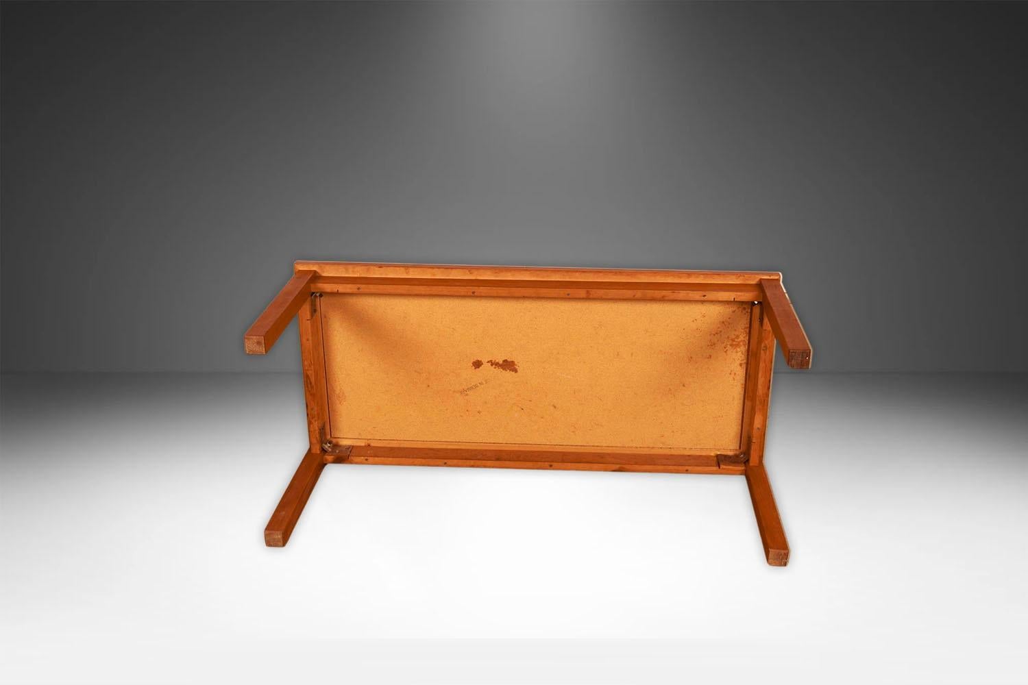 Danish Modern Tile Top Coffee Table For Sale 5