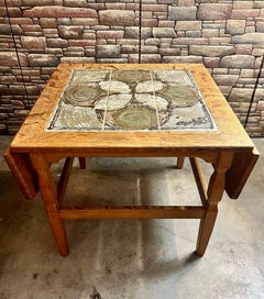 Danish Modern Tiled Table by Henning Kjærnulf, Circa 1960s