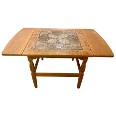 Danish Modern Tiled Table by Henning Kjærnulf, Circa 1960s