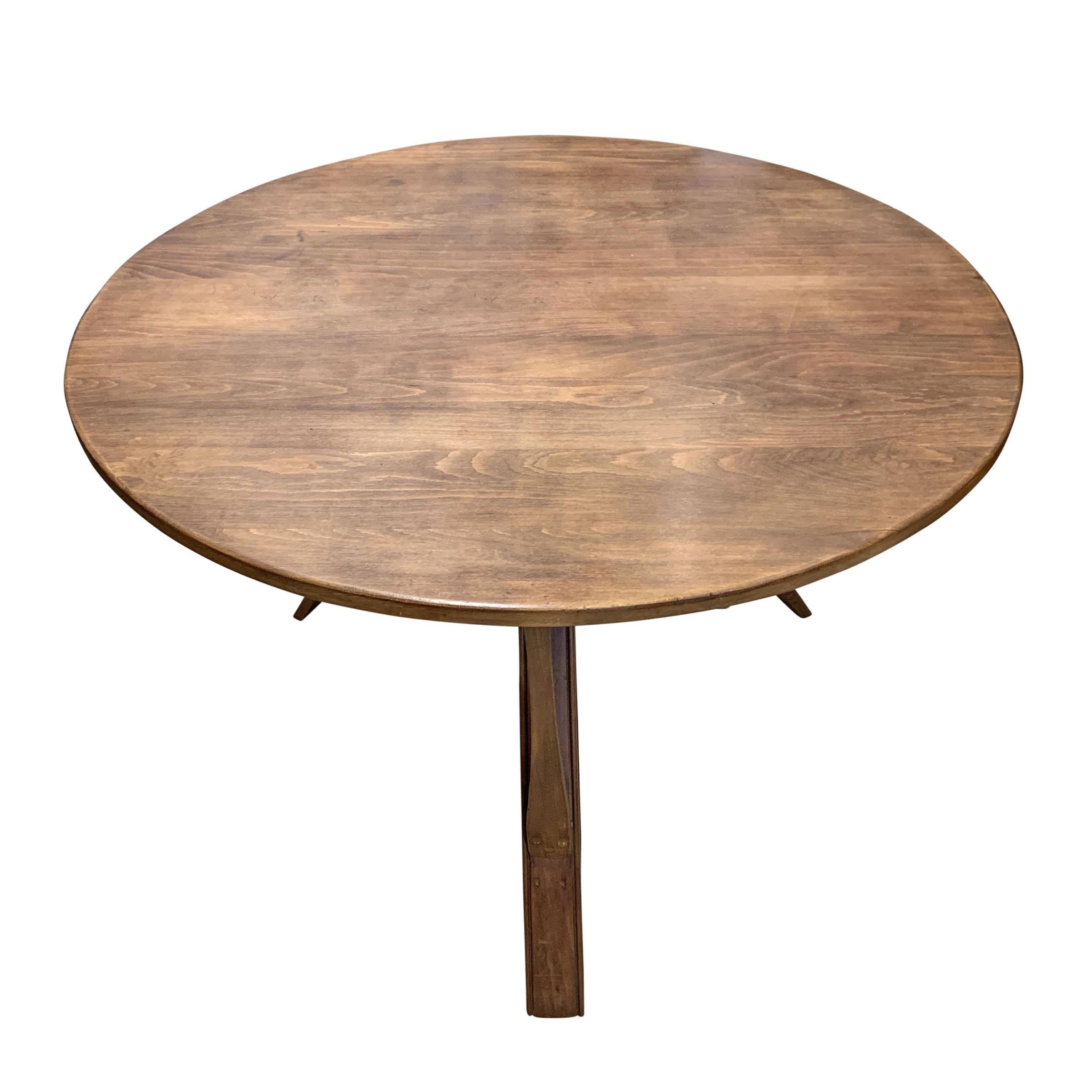 Mid-Century Modern Danish Modern Tilt-Top Table