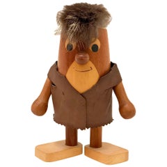 Danish Modern Toy Figure of Fred Flintstone by Arne Basse Rare