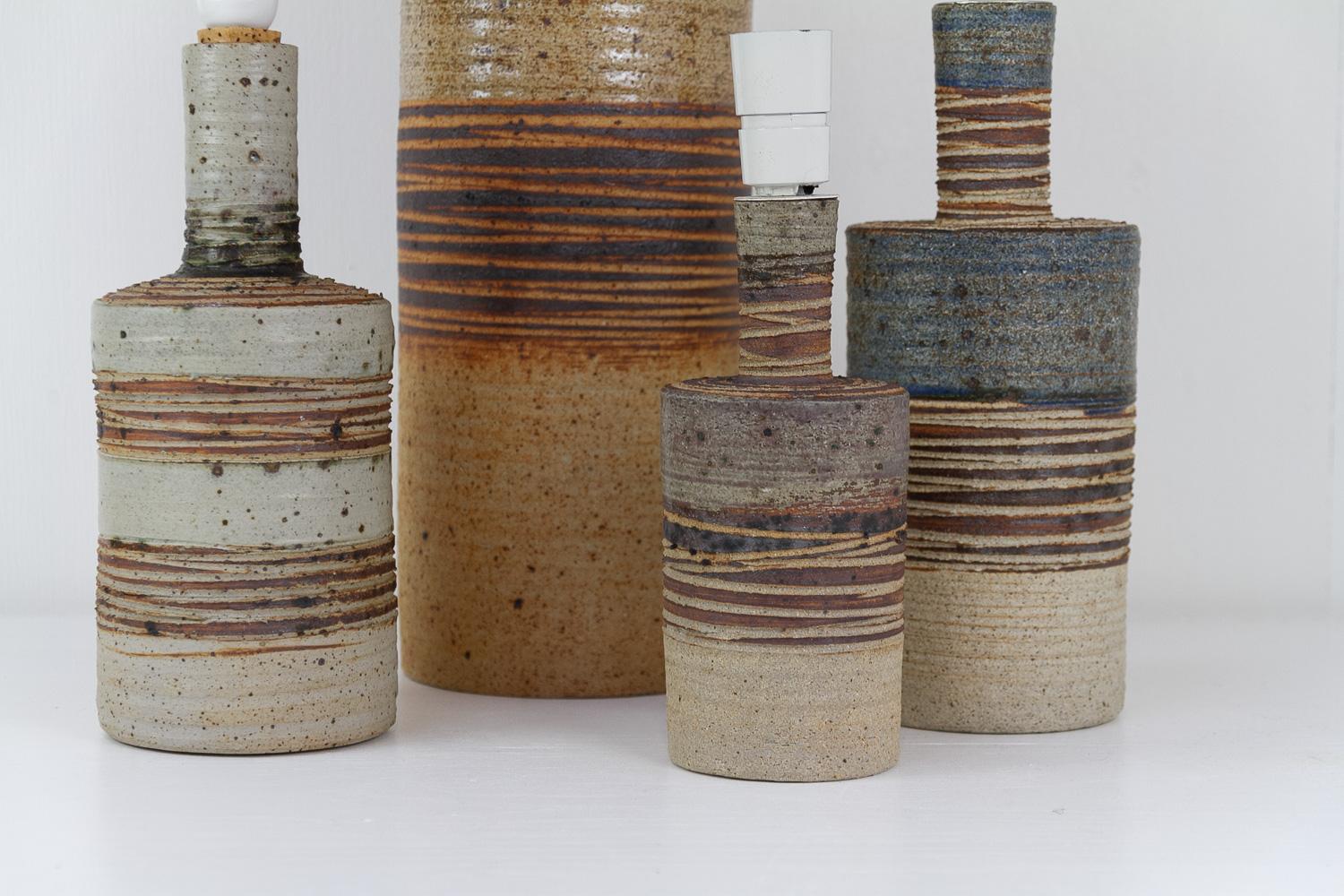 Dänische moderne Tue Poulsen-Stehleuchte aus Keramik, 1960er Jahre. im Angebot 11
