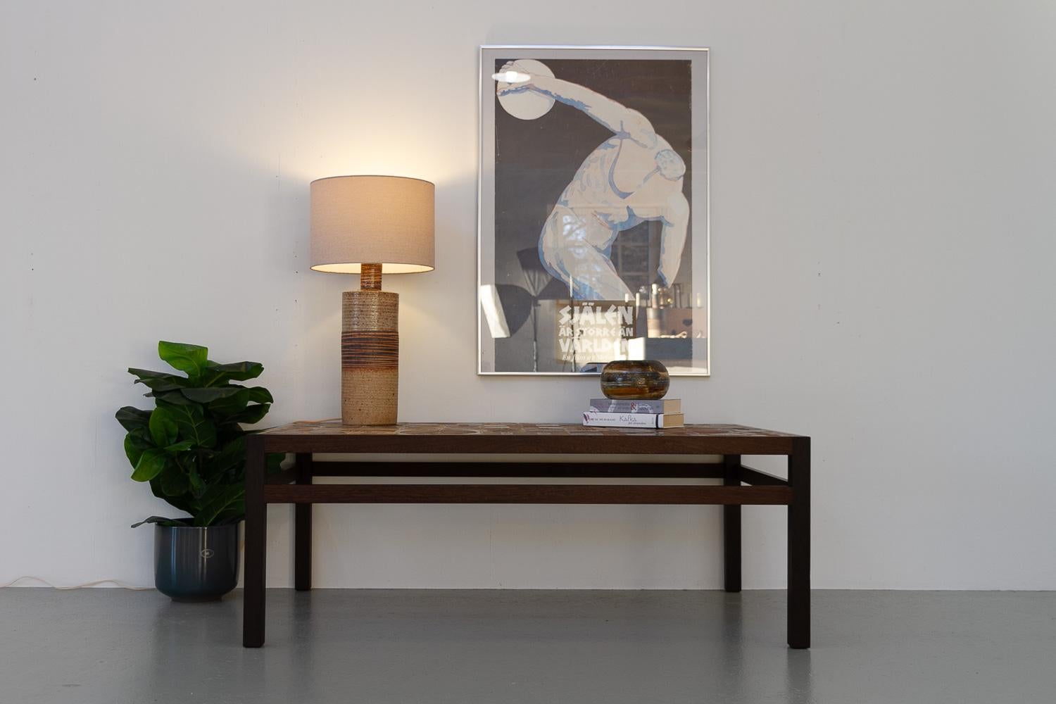 Danish Modern Tue Poulsen Ceramic Floor Lamp, 1960s. For Sale 12