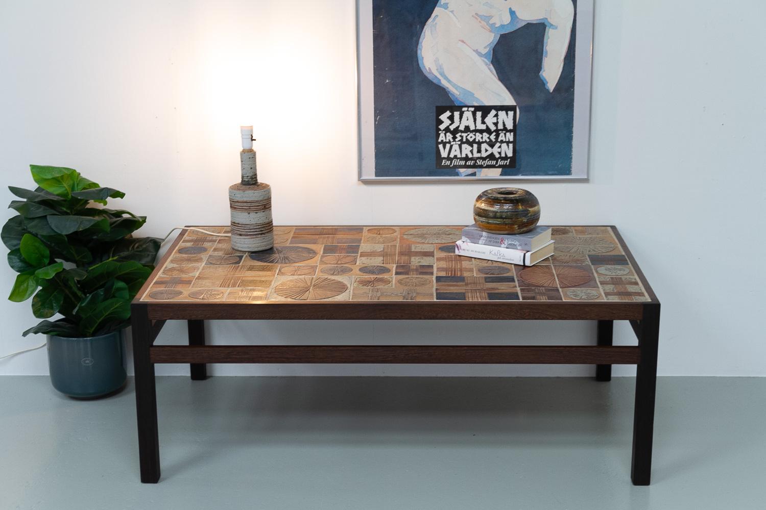 Danish Modern Tue Poulsen Ceramic Table Lamp, 1960s. For Sale 11