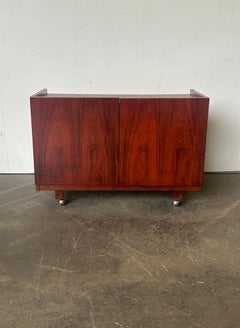 Danish Modern Turntable Record Player Cabinet in Brazilian Rosewood