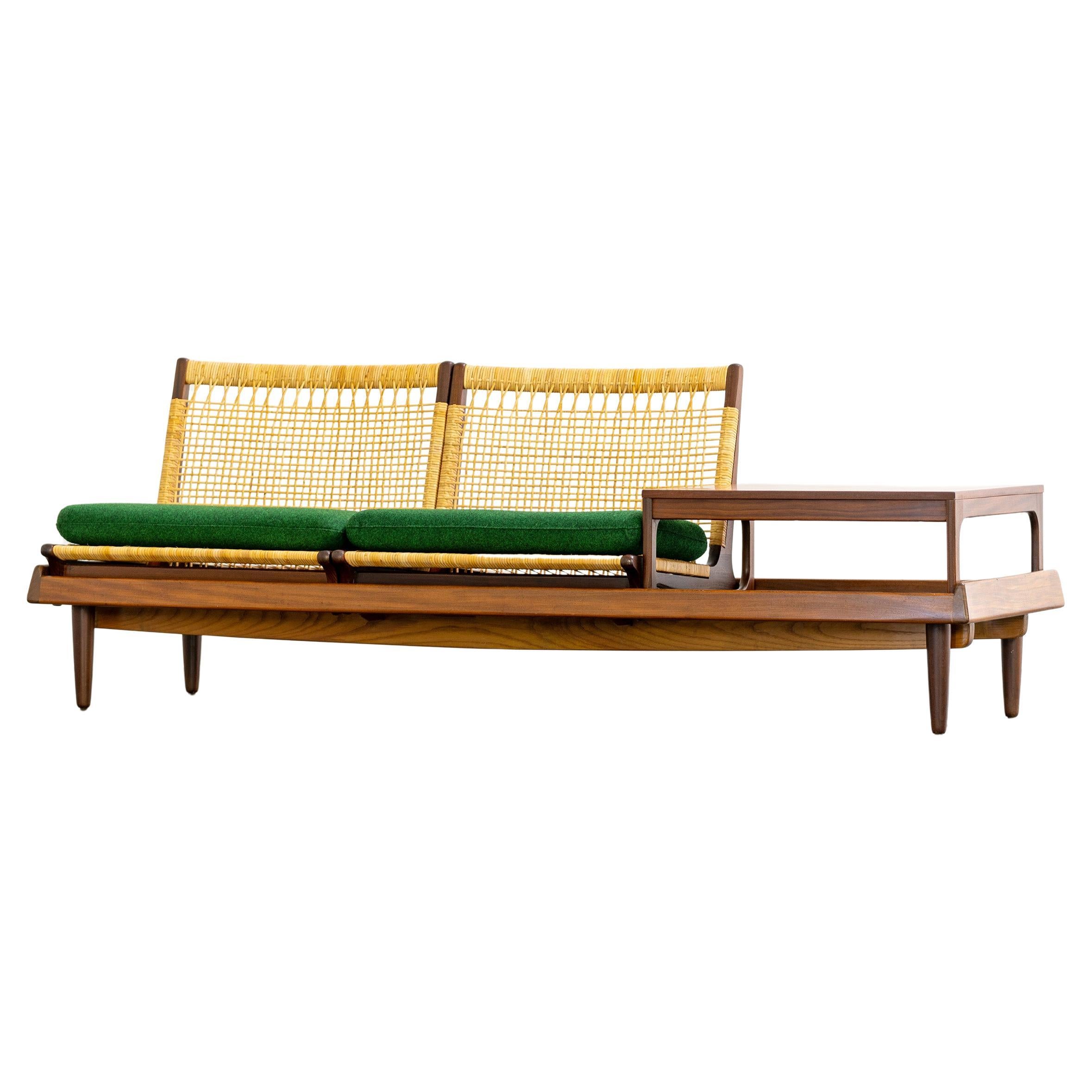 Danish Modern TV Bench Sofa Model 161 by Hans Olsen Bramin, Denmark, 1960s For Sale