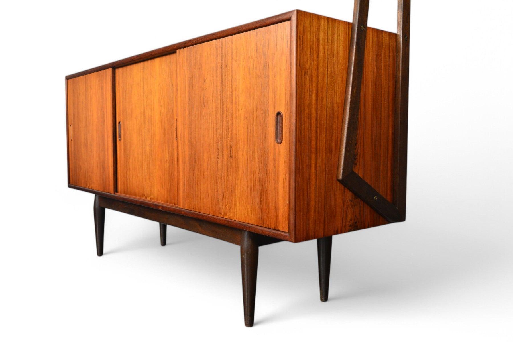 Credenza moderna danese a due livelli Atomic High in palissandro in vendita 13