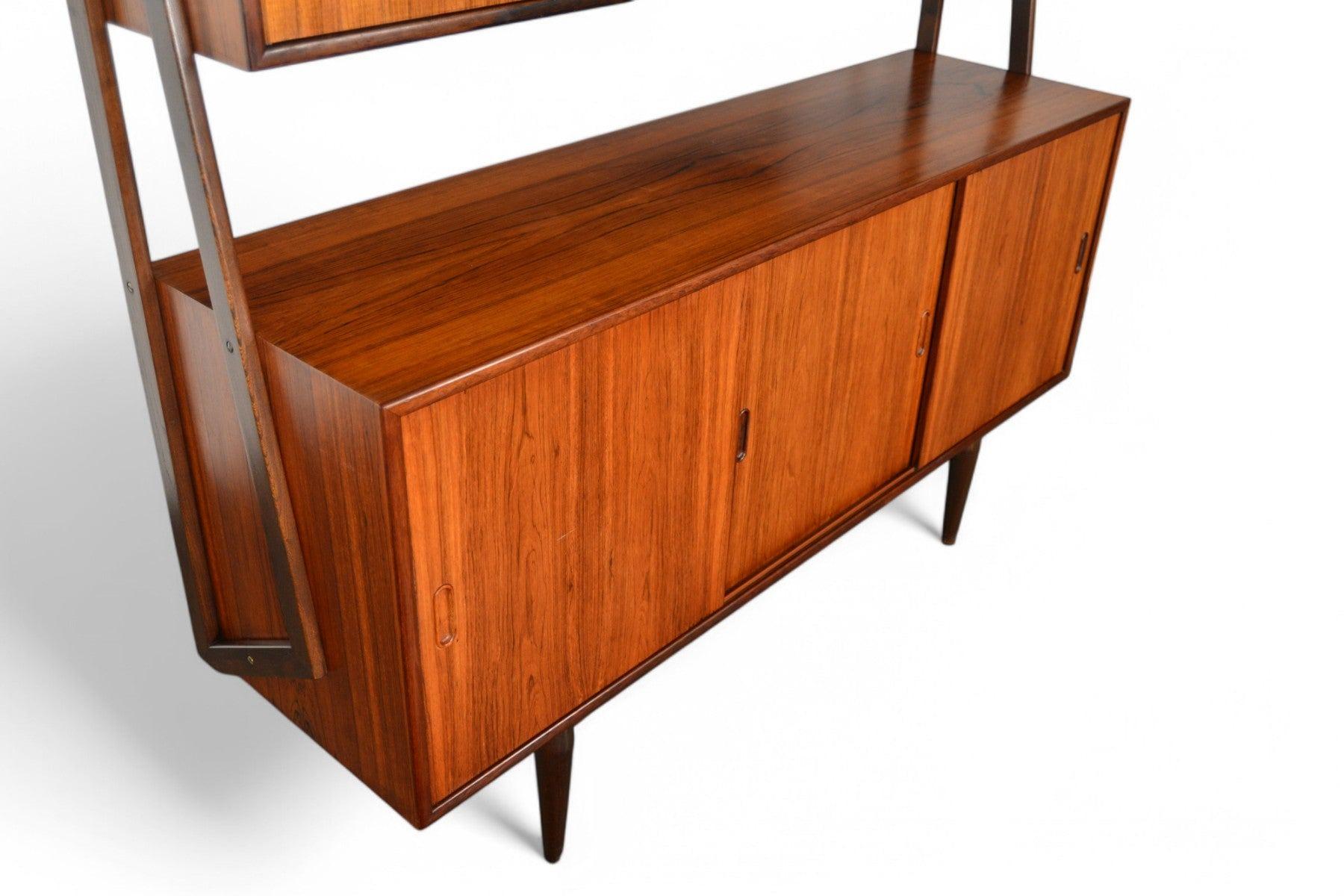 Credenza moderna danese a due livelli Atomic High in palissandro In condizioni buone in vendita a Berkeley, CA