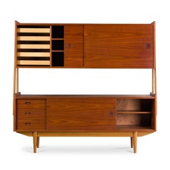 Danish Modern Two-Tier Sideboard in Teak with Oak from Skovby Møbelfabrik, 1960s