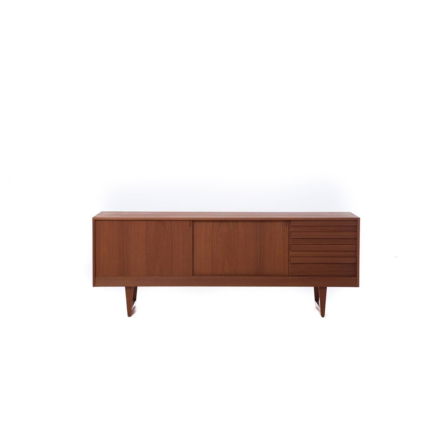 Scandinavian Modern Danish Modern Two-Tiered Sideboard