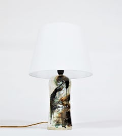 Danish Modern Unique Earthenware Table Lamp by Jeppe Hagedorn-Olsen, 1960s