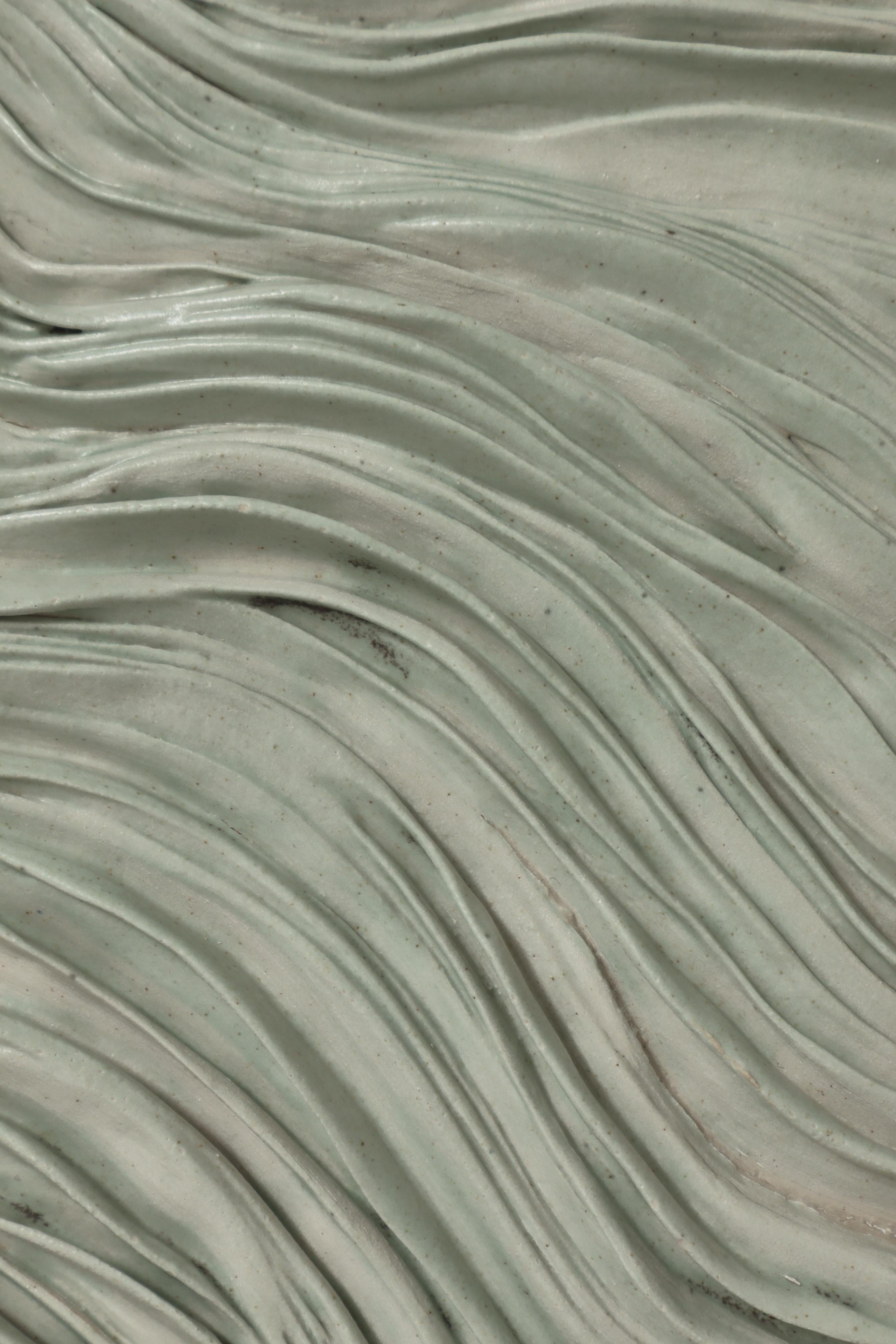 Fin du 20e siècle Relief mural moderne danois en grès unique par Tove Anderberg, Danemark, années 1970 en vente