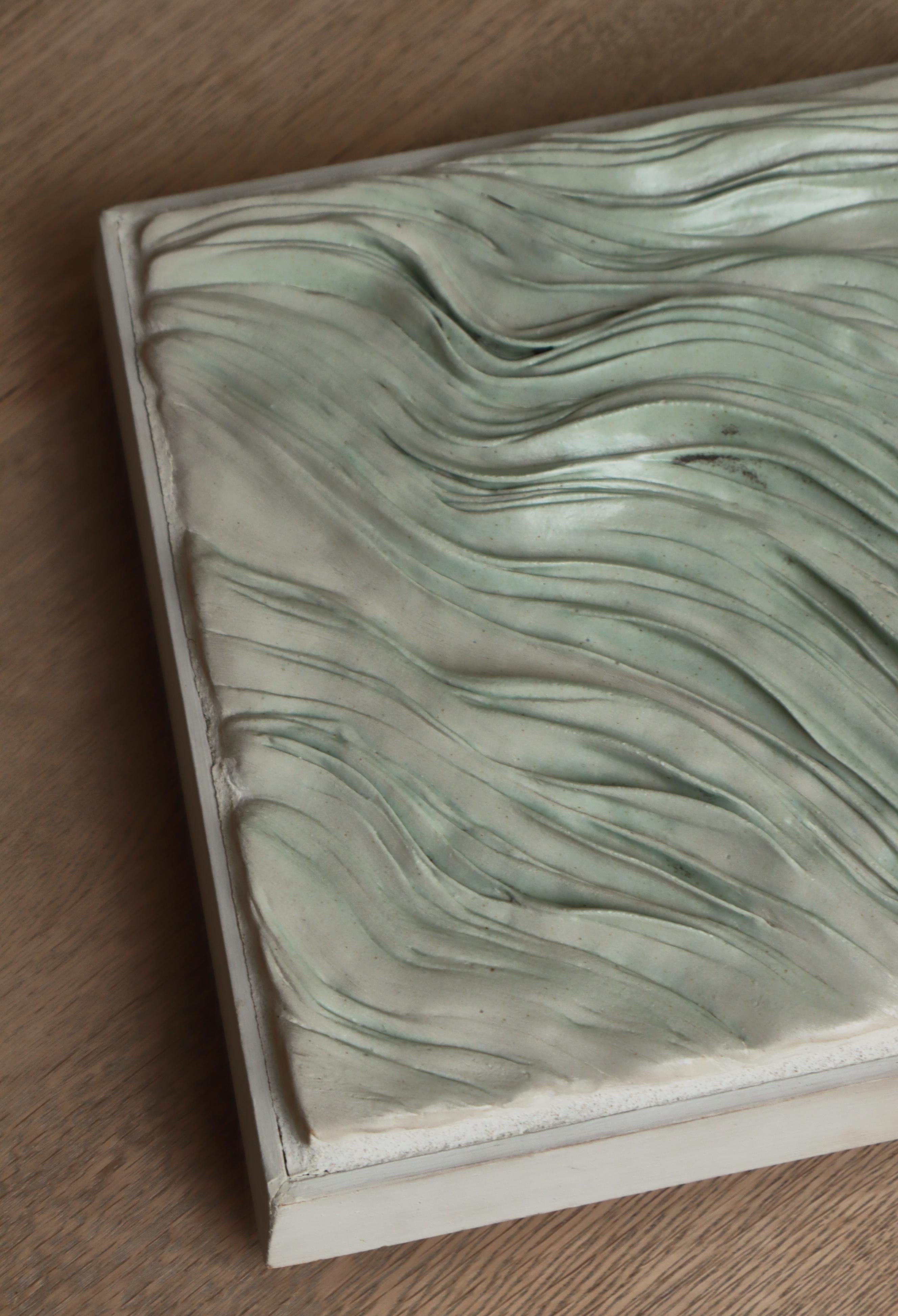 Relief mural moderne danois en grès unique par Tove Anderberg, Danemark, années 1970 en vente 2