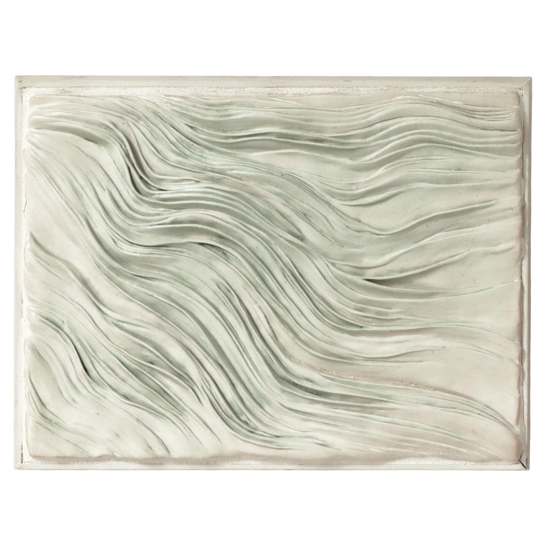 Relief mural moderne danois en grès unique par Tove Anderberg, Danemark, années 1970 en vente