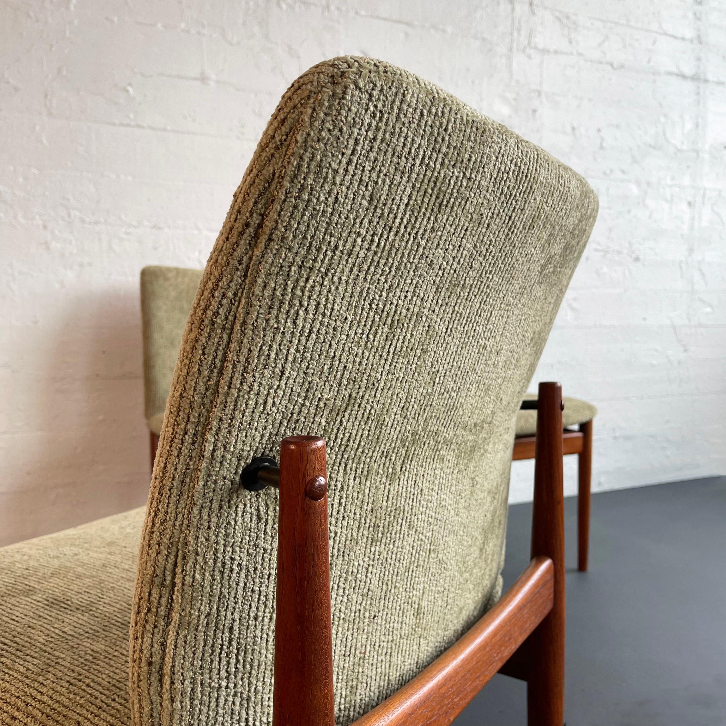 Danish Modern Upholstered Dining Chairs Model 191 By Finn Juhl 7