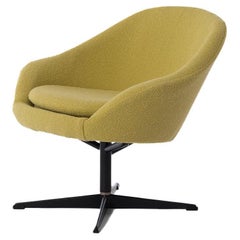 Danish Modern Upholstered Pod Lounge