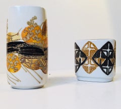 Vasi moderni danesi di Ellen Malmer per Royal Copenhagen, anni '70, Set di 2