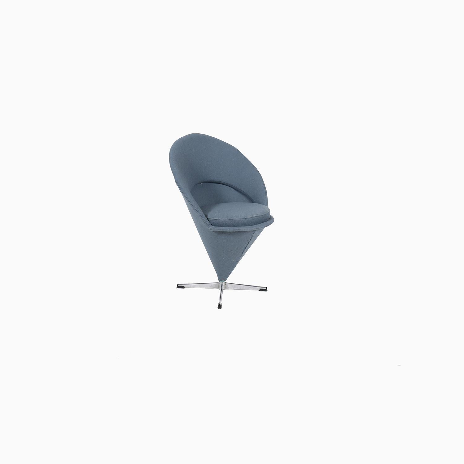 Scandinavian Modern Danish Modern Verner Panton Cone Chair For Sale
