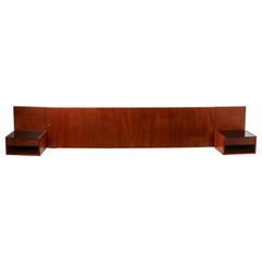 Used Danish Modern Wall Mount Headboard by Wegner for GETAMA