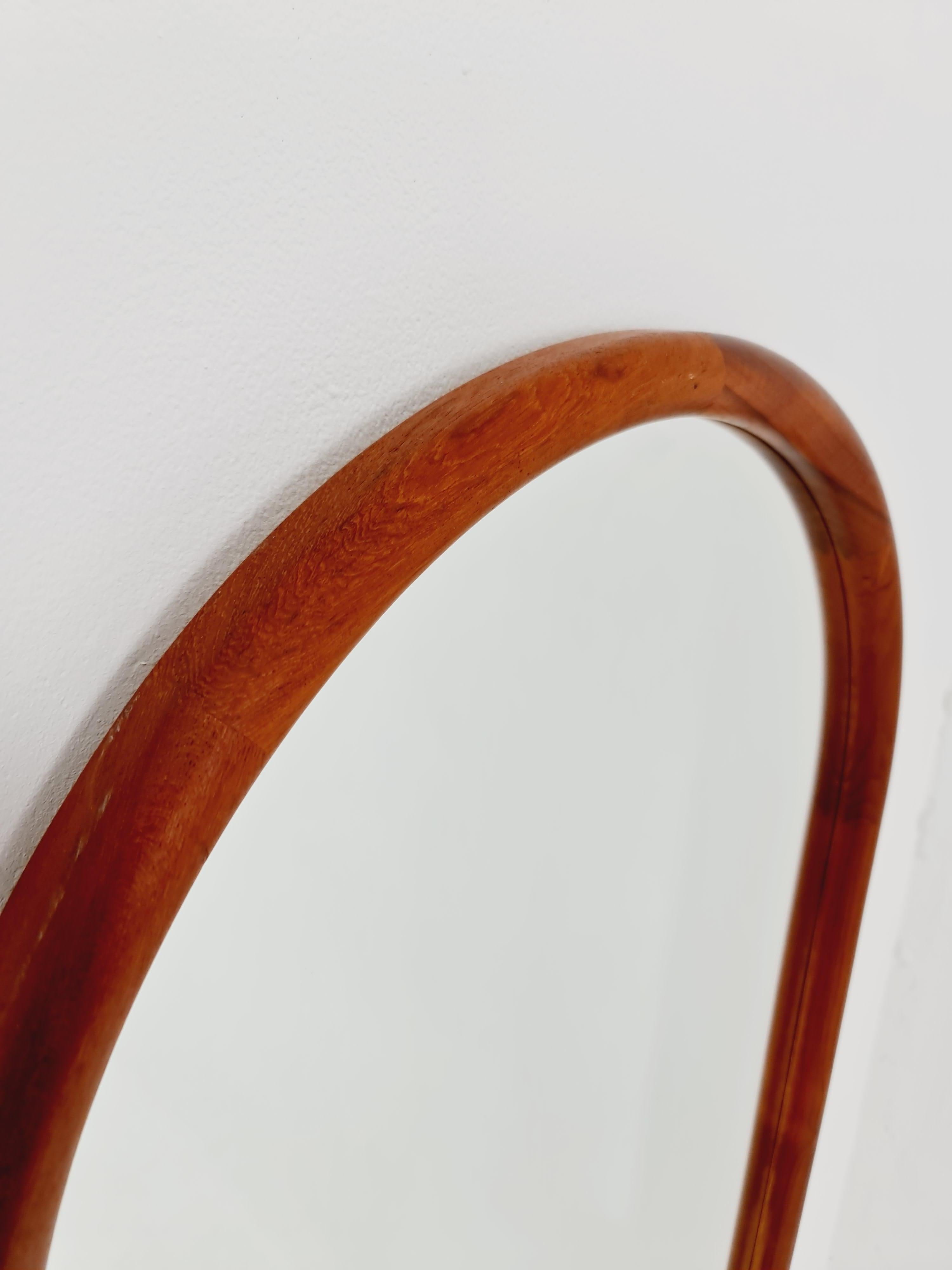 Dänischer moderner Wandspiegel von Kai Kristiansen für Aksel Kjersgaard, 1960 (Moderne der Mitte des Jahrhunderts) im Angebot