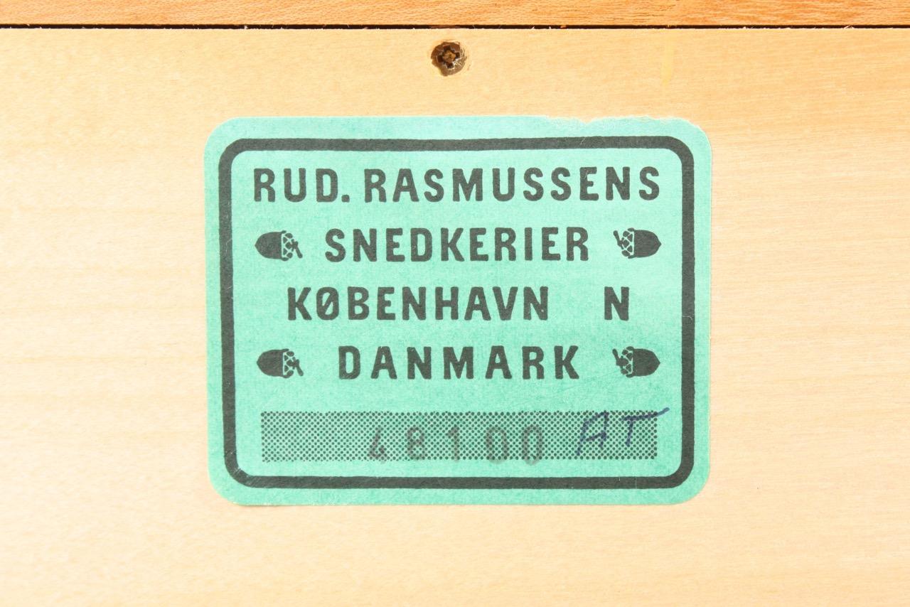 Danish Modern Wall Mounted Mookcases in Solid Elm by Mogens Koch, 1960s 4