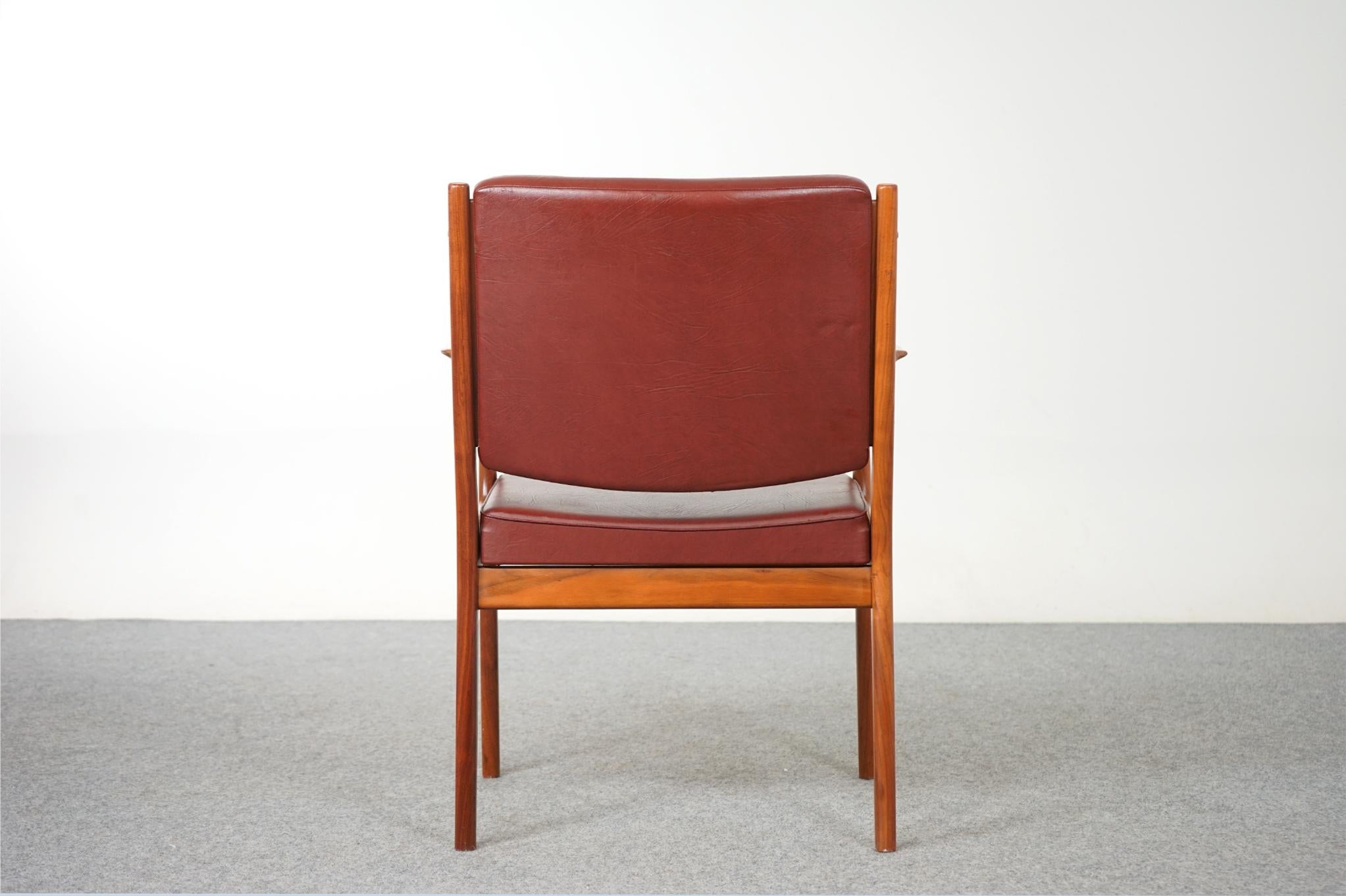 Danish Modern Walnut Arm Chair For Sale 5