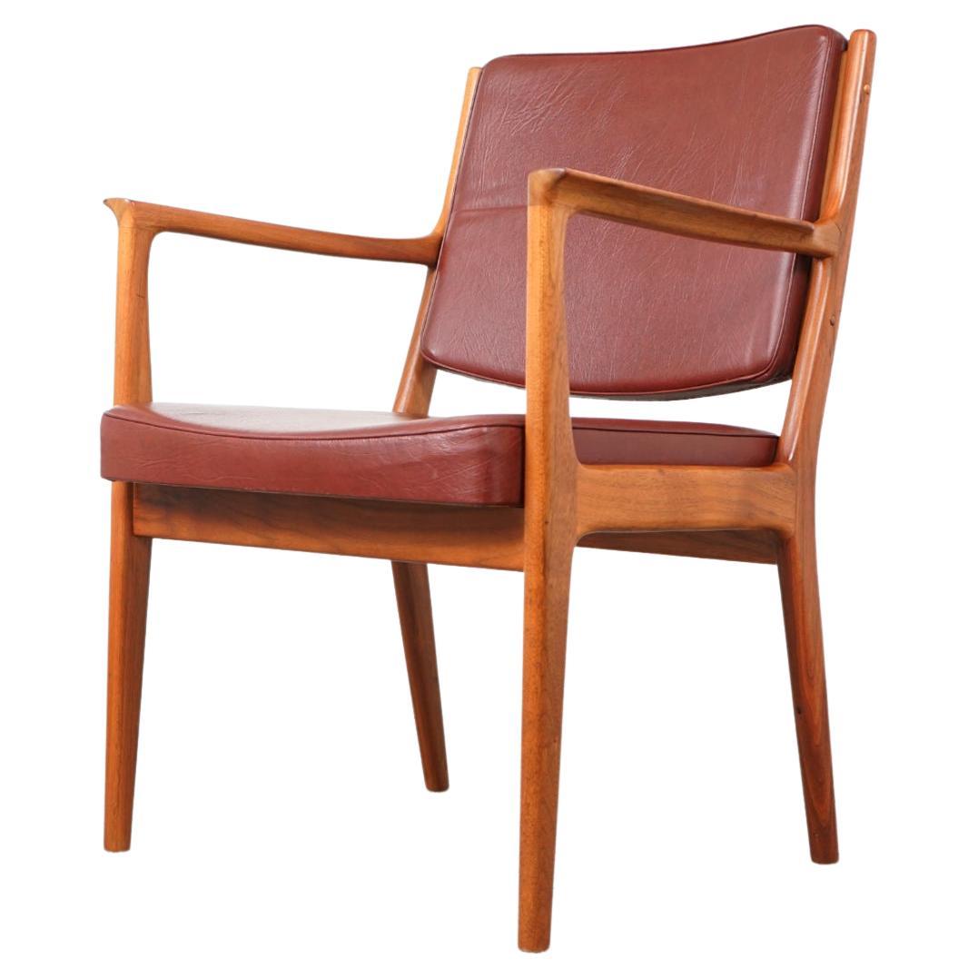 Danish Modern Walnut Arm Chair