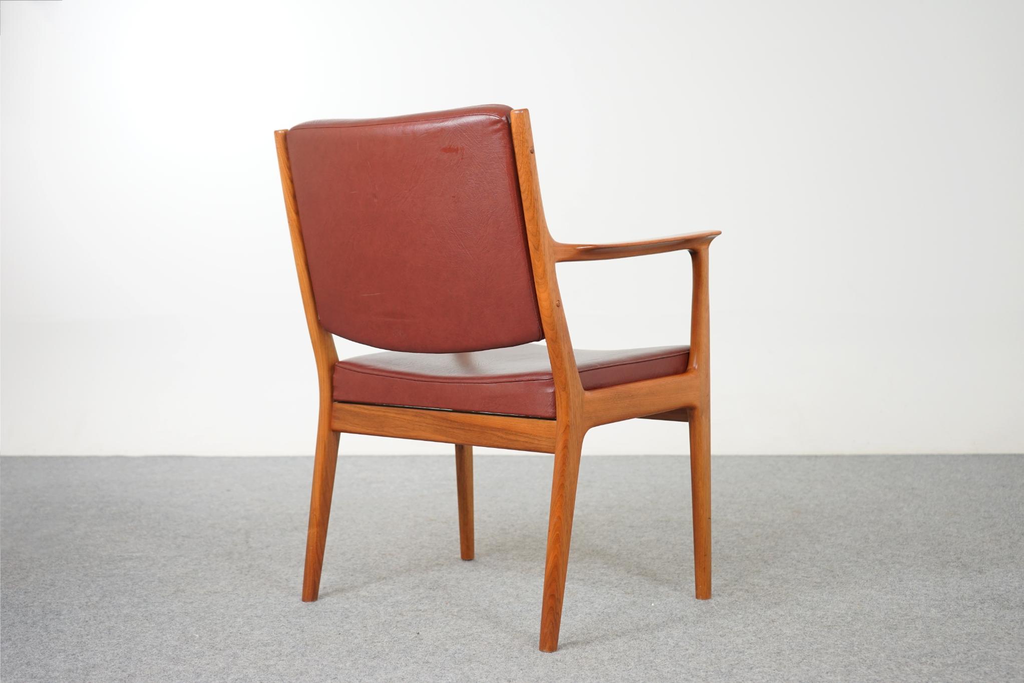 Danish Modern Walnut Armchair For Sale 4