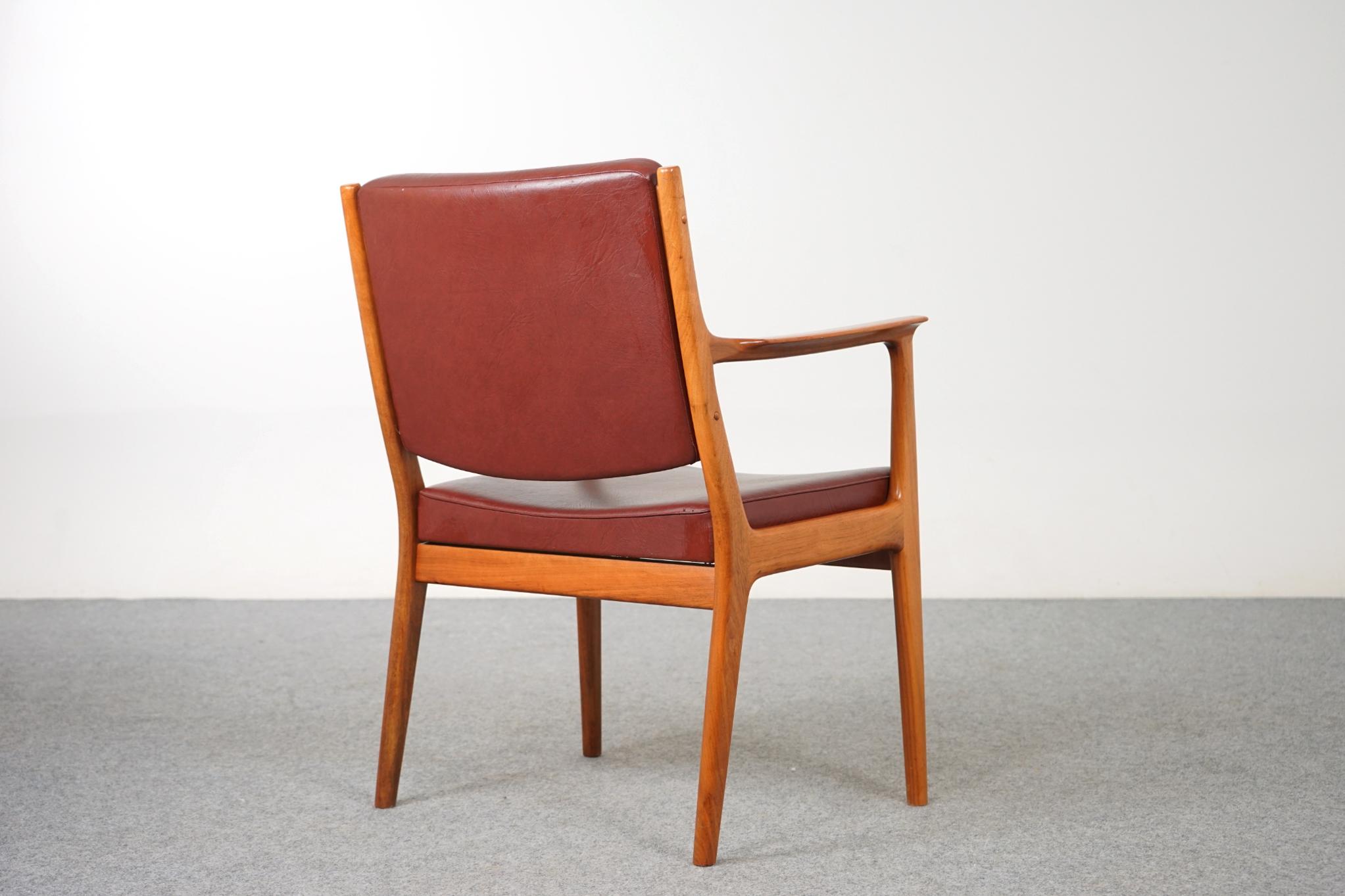 Danish Modern Walnut Armchair  For Sale 4