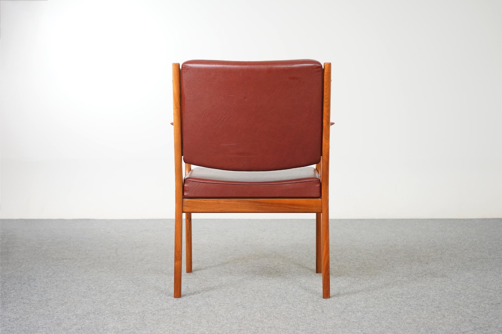 Danish Modern Walnut Armchair For Sale 5