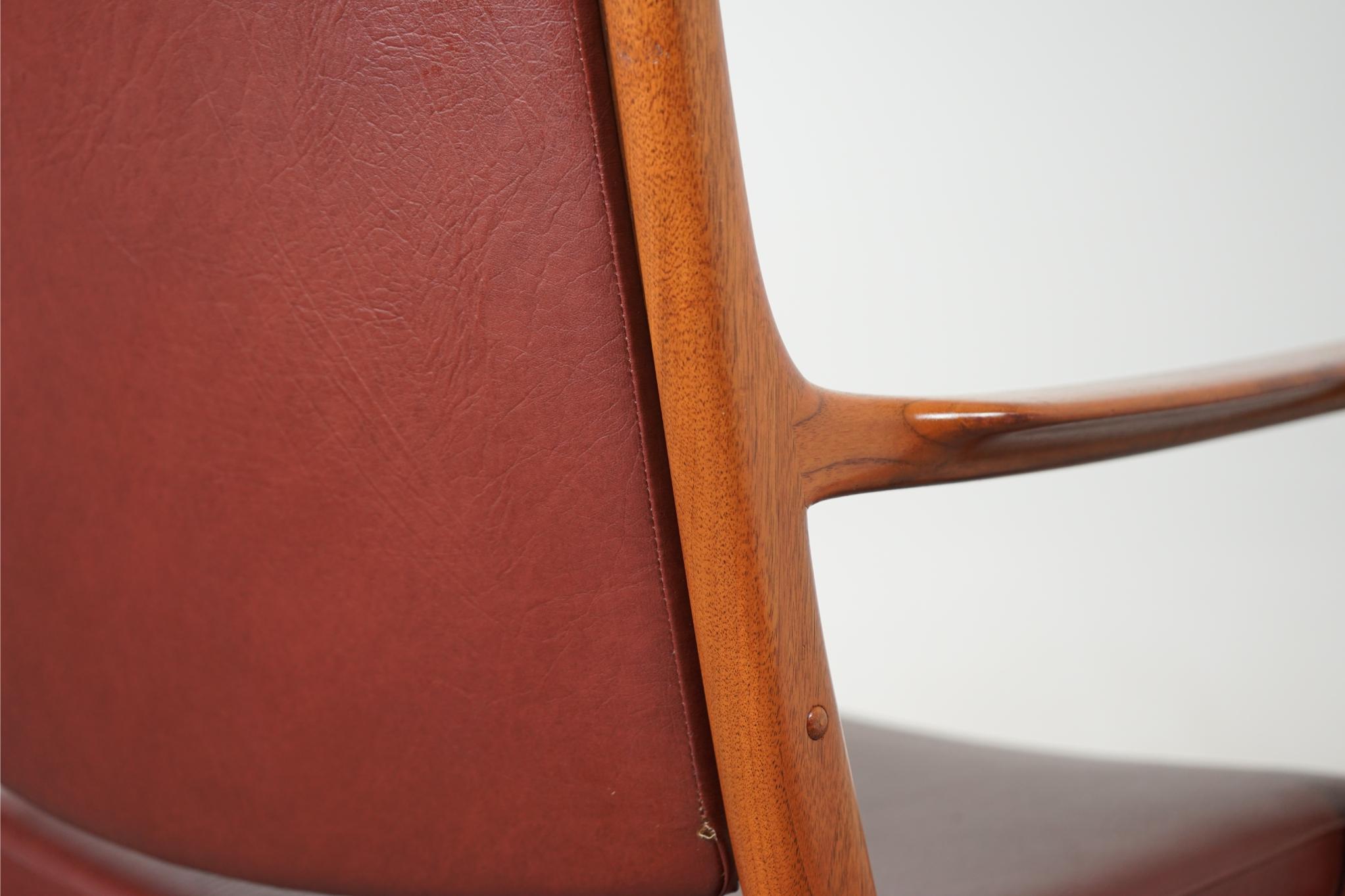 Danish Modern Walnut Armchair  For Sale 5