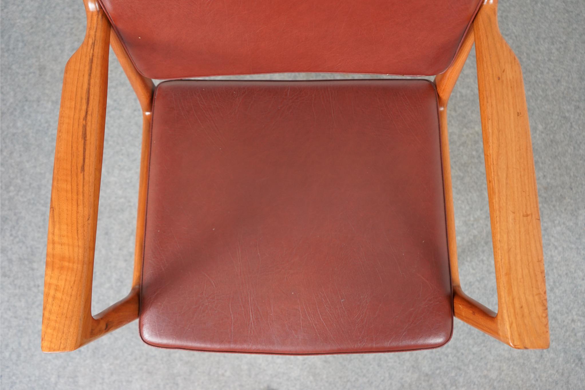Danish Modern Walnut Armchair  For Sale 6