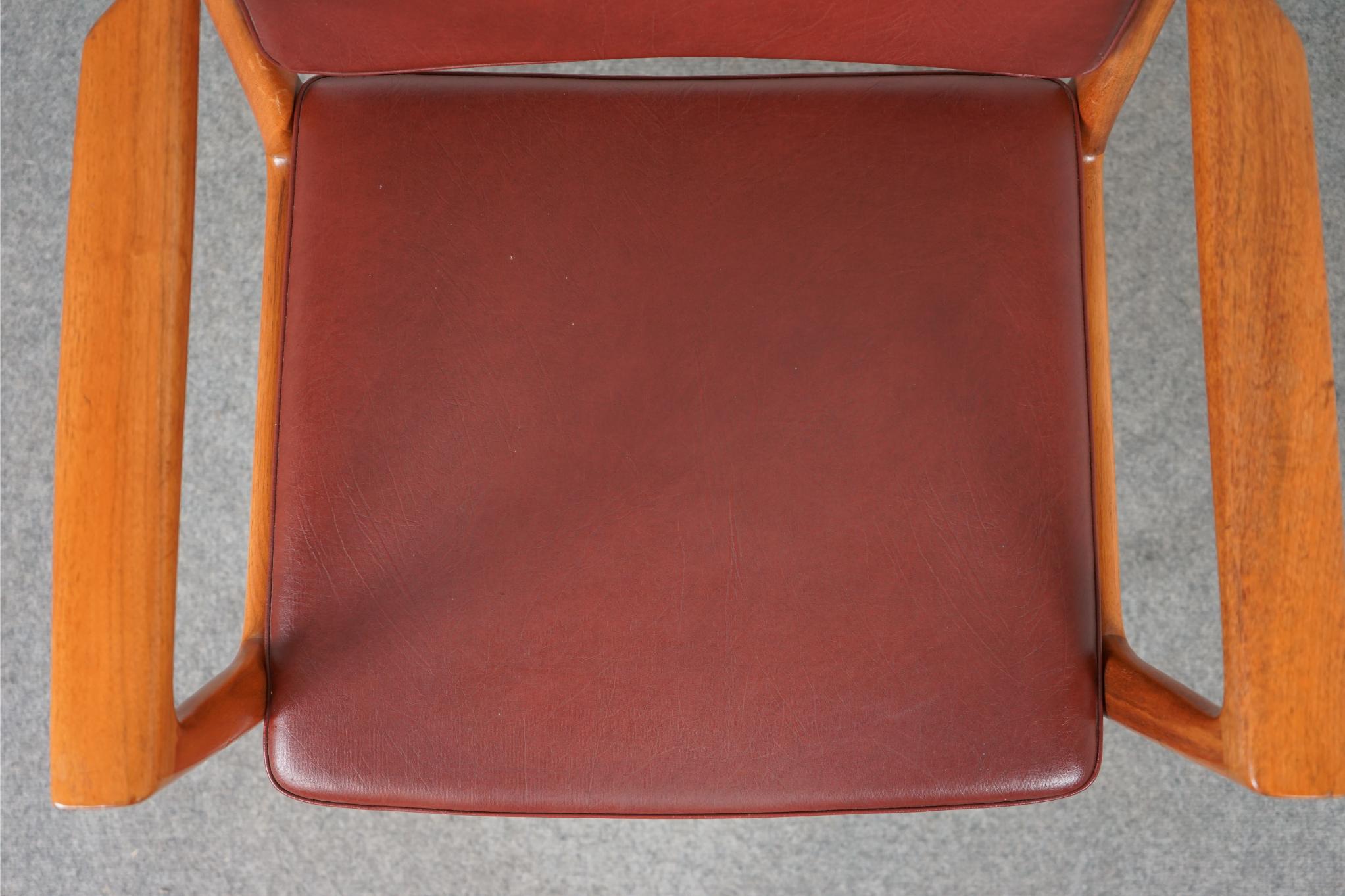 Danish Modern Walnut Armchair  In Good Condition For Sale In VANCOUVER, CA