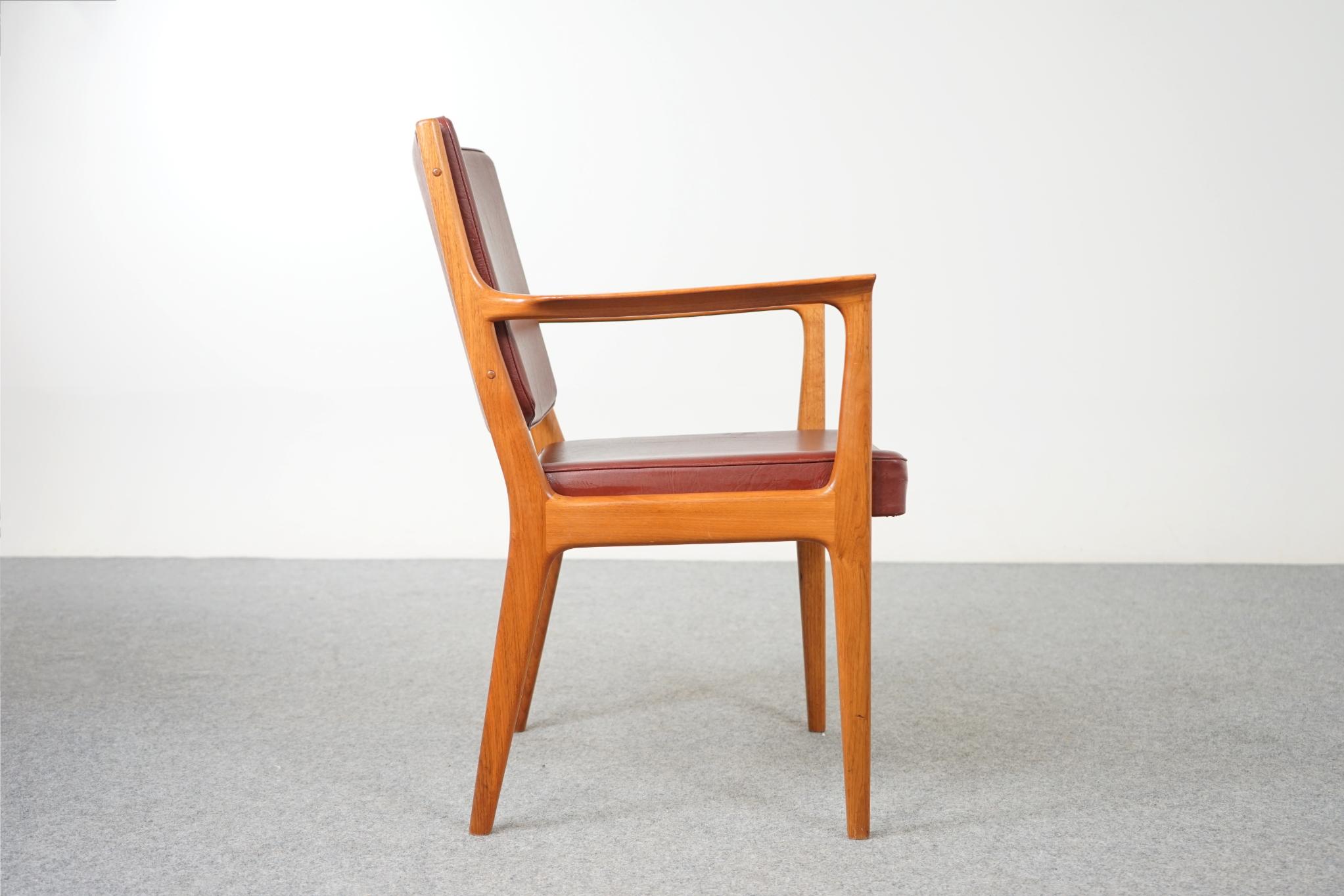 Danish Modern Walnut Armchair For Sale 2
