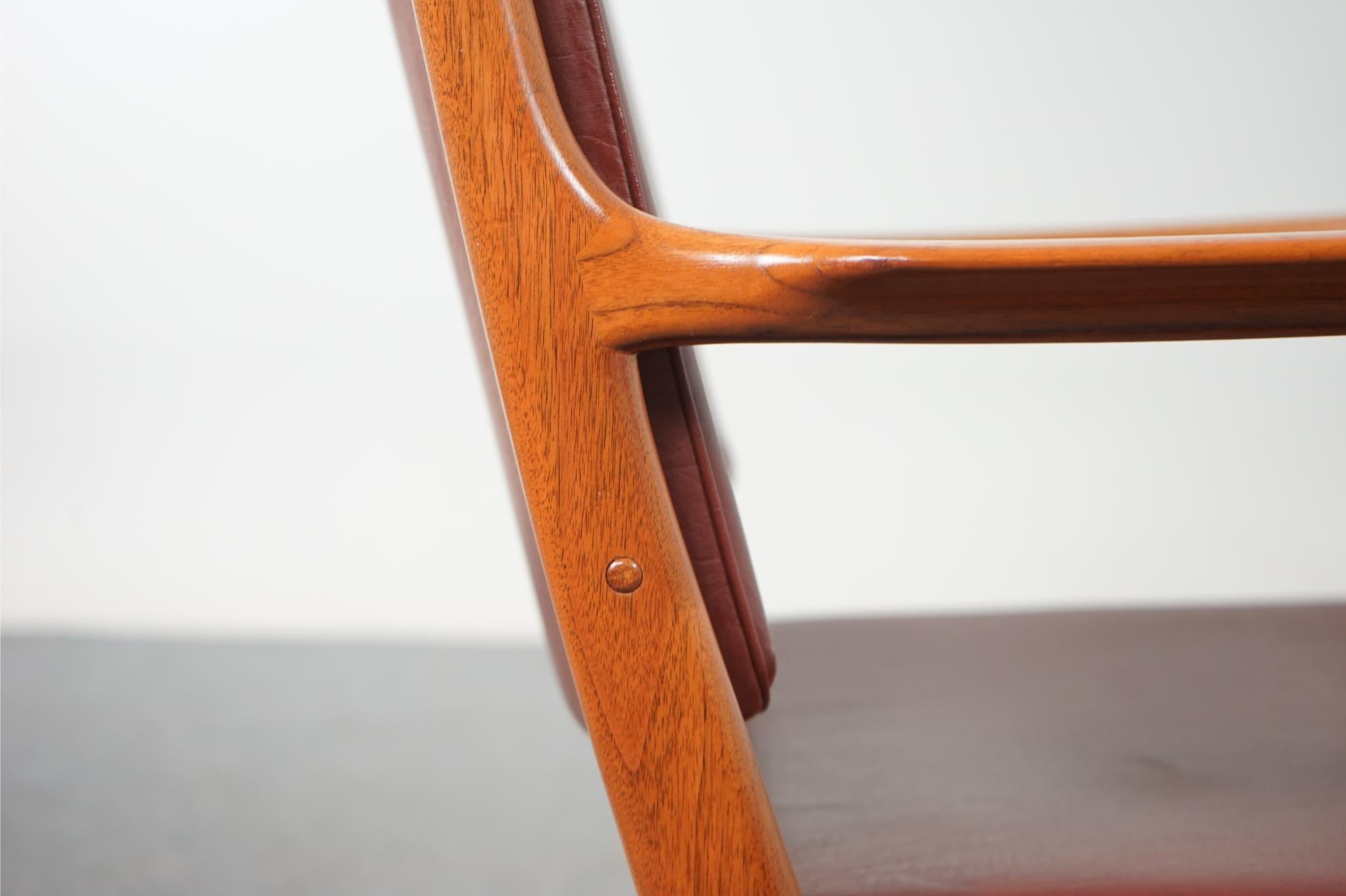 Danish Modern Walnut Armchair  For Sale 2