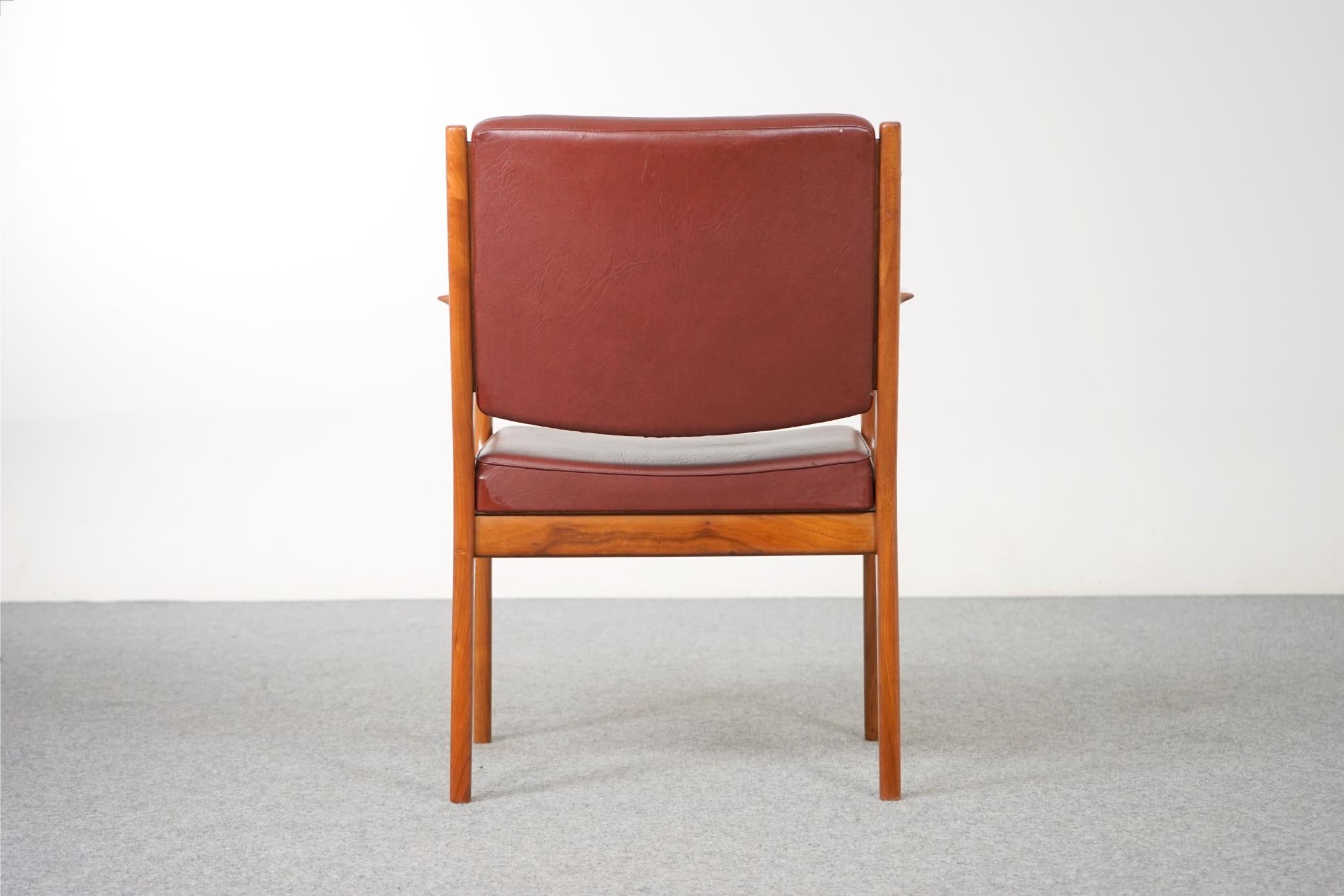 Danish Modern Walnut Armchair  For Sale 3