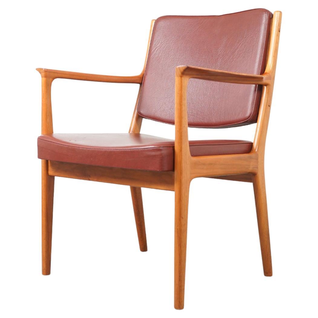 Danish Modern Walnut Armchair For Sale