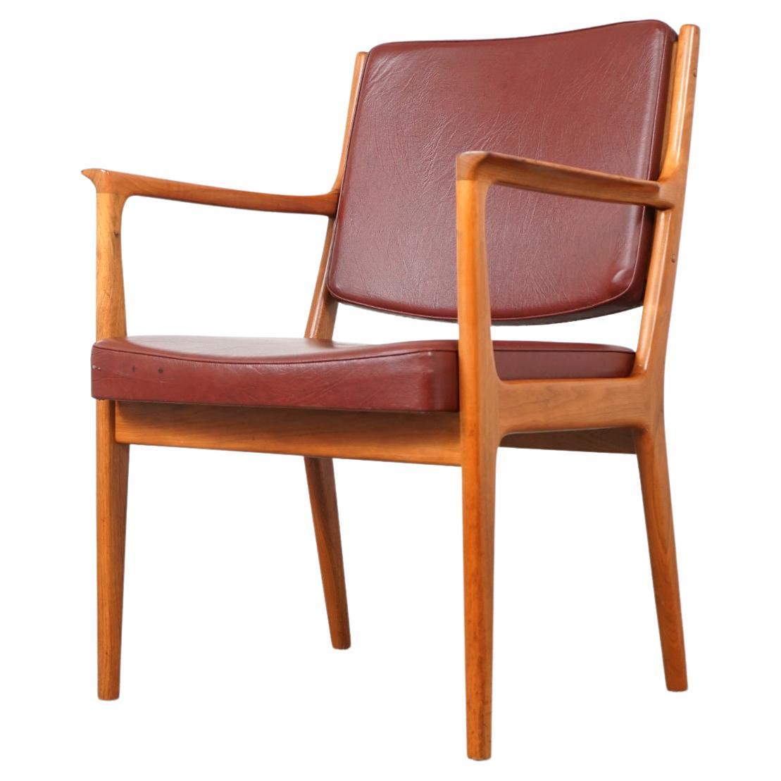 Danish Modern Walnut Armchair  For Sale