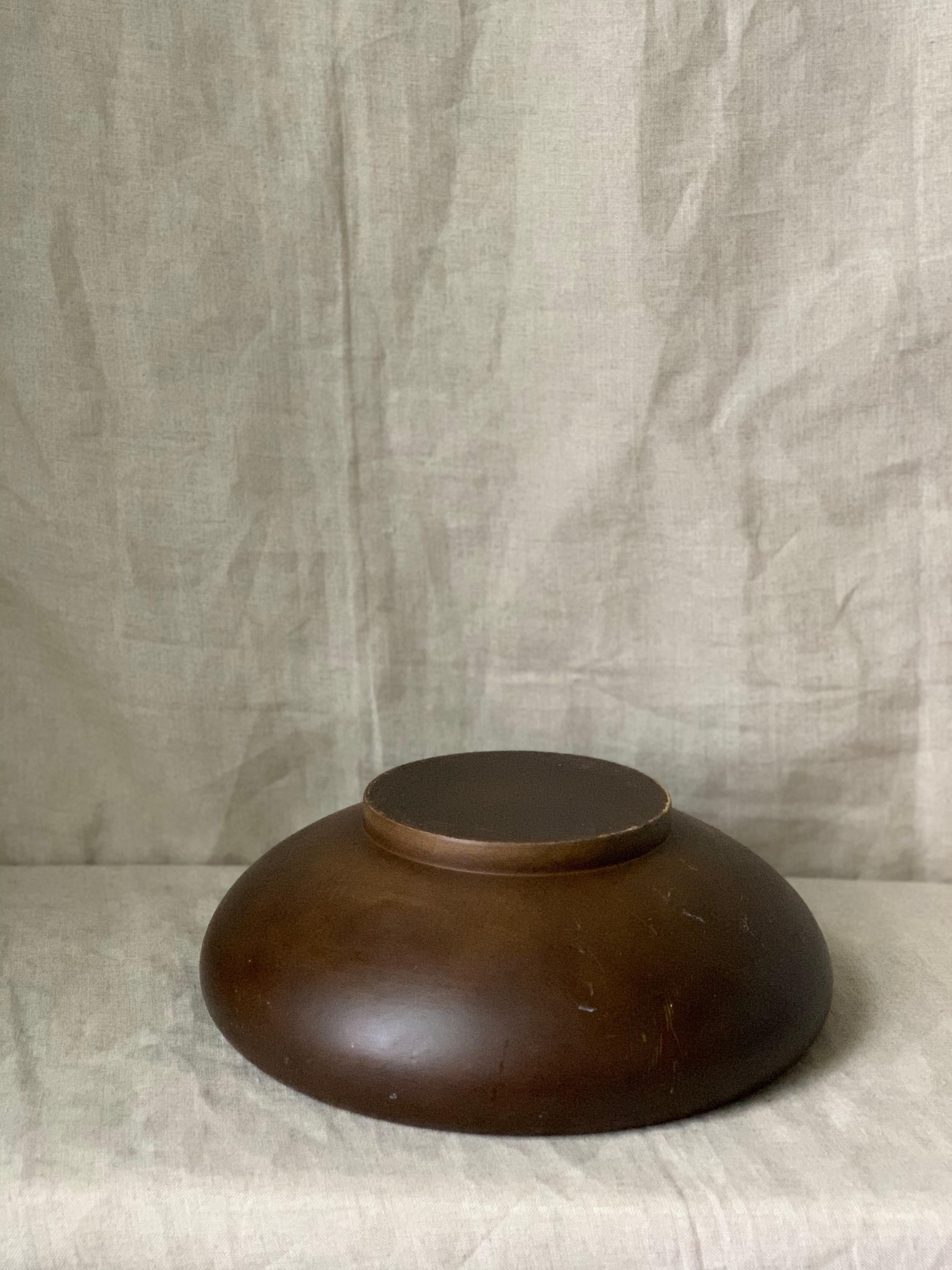Mid-Century Modern 1960 's Danish Modern Walnut Centerpiece Bowl For Sale