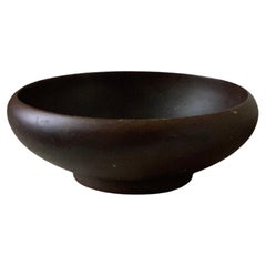 1960 's Danish Modern Walnut Centerpiece Bowl