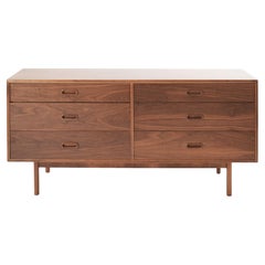 Danish-Modern Walnut Dresser, C. 1950s