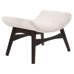 Danish Modern Walnut Footstool, C. 1950s