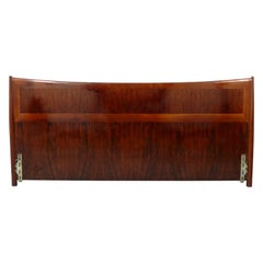 Danish Modern Walnut King Size Headboard